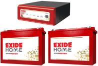 Exide Star 24V 2550 VA Sine Wave Inverter & Exide Inva Master Tall Tubular 2000 - IMTT 200AH Combo